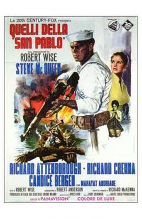 Sand Pebbles Movie Poster - 11 x 17 in.