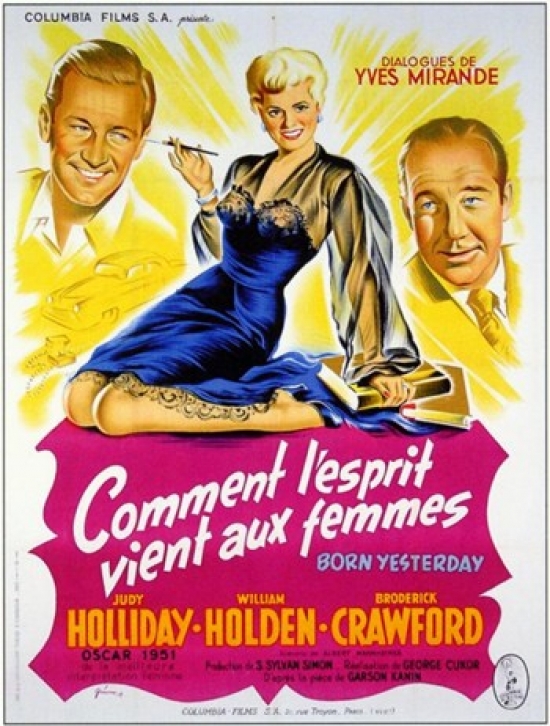 Born Yesterday Movie Poster - 11 x 17 in.