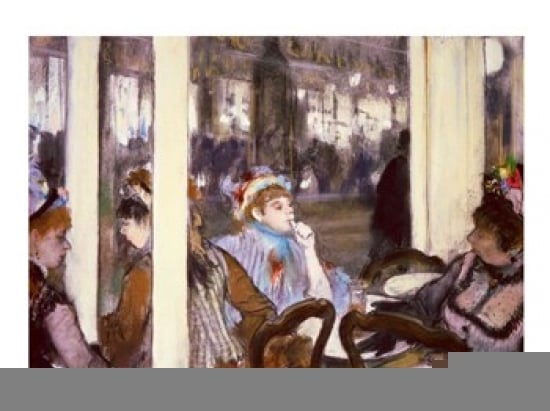 Picture of Posterazzi BALXIR35968 Women on A Cafe Terrace 1877 Poster Print by Edgar Degas - 24 x 18 in.