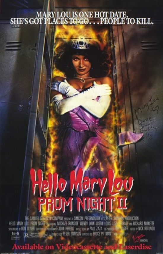MOV244086 Hello Mary Lou Prom Night 2 Movie Poster - 11 x 17 in.
