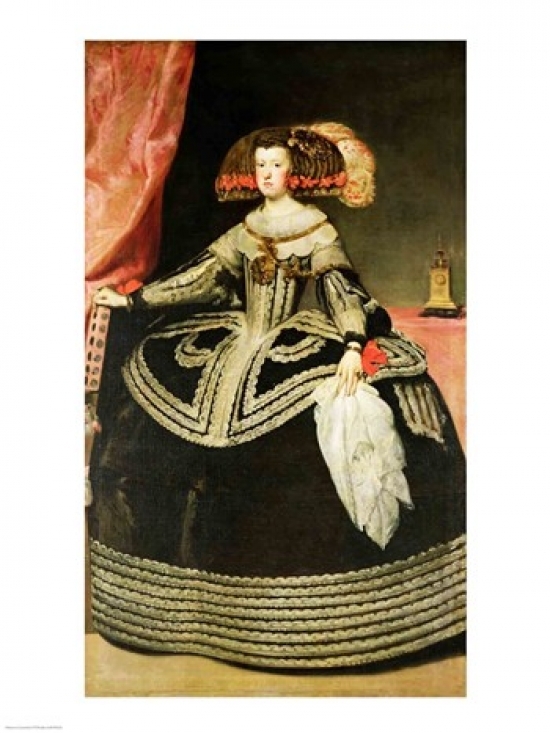 Picture of Posterazzi BALXIR39135LARGE Queen Maria Anna of Austria Poster Print by Diego Velazquez - 24 x 36 in. - Large