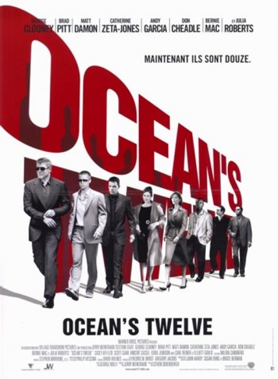 Oceans Twelve Movie Poster - 11 x 17 in.