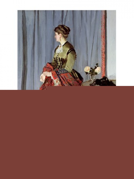 Picture of Posterazzi BALXIR39497 Portrait of Madame Louis Joachim Gaudibert 1868 Poster Print by Claude Monet - 18 x 24 in.