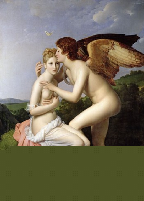 Psyche Receiving The First Kiss of Cupid 1798 Poster Print by Francois Gerard - 20 x 28 in. - Large
