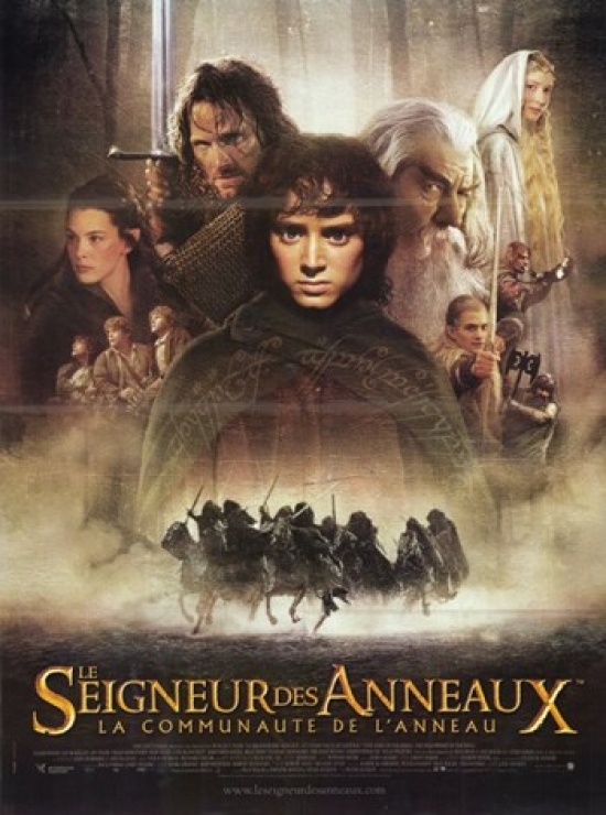 MOV247904 Lord of the Rings Fellowship of the Ring Movie Poster - 11 x 17 in.