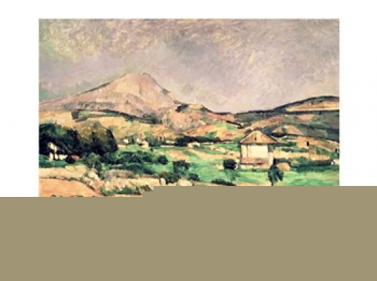 Picture of Posterazzi BALXIR47973 Montagne Sainte-Victoire Poster Print by Paul Cezanne - 24 x 18 in.