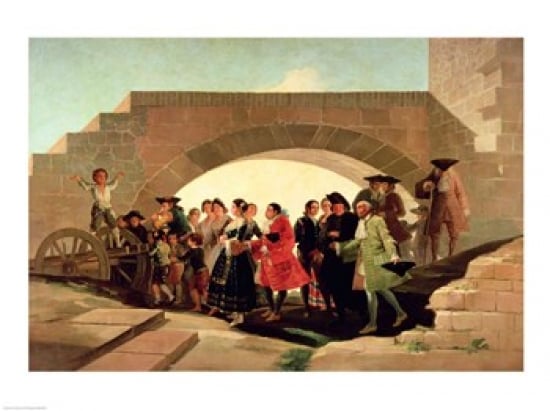 Picture of Posterazzi BALXIR52603 The Wedding Poster Print by Francisco De Goya - 24 x 18 in.
