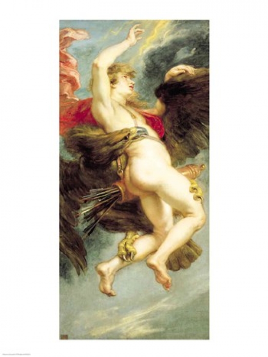Picture of Posterazzi BALXIR61814 The Abduction of Ganymede Poster Print by Peter Paul Rubens - 18 x 24 in.