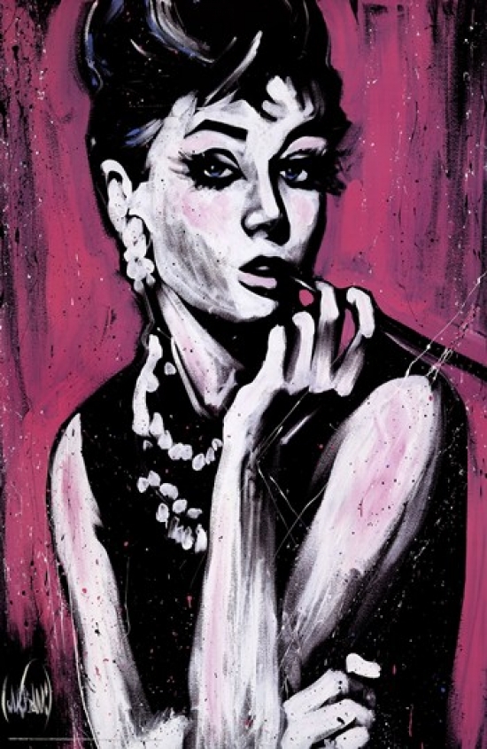 Audrey Fabulous Poster Print by Stephen Fishwick - 24 x 36 in.
