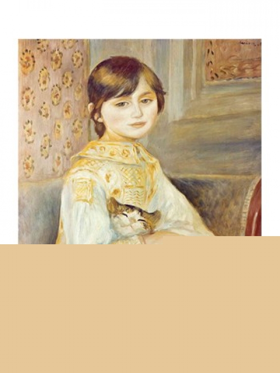 Picture of Posterazzi BALXIR69230 Julie Manet with Cat 1887 Poster Print by Pierre-Auguste Renoir - 18 x 24 in.