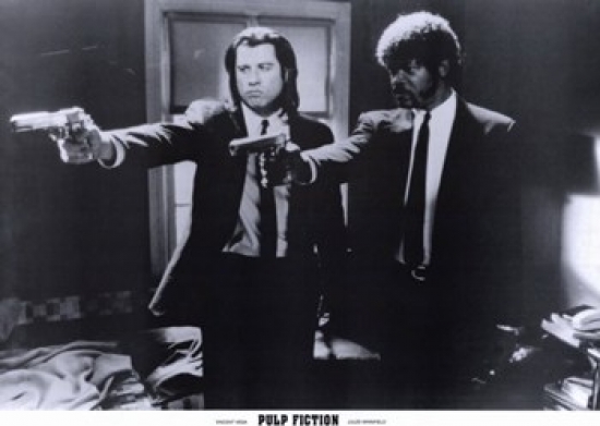 Pulp Fiction Movie Poster - 14 x 11 in.