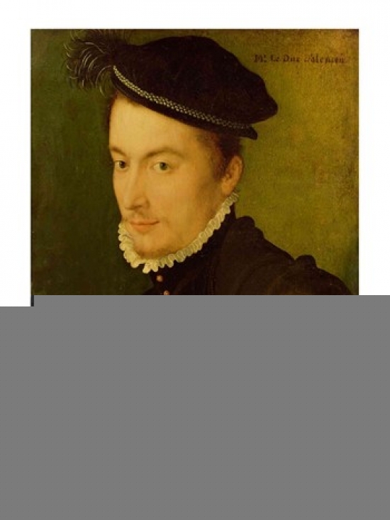Picture of Posterazzi BALXIR70301LARGE Portrait Presumed To Be Hercule-Francois De France Poster Print by Francois Clouet - 24 x 36 in. - Large