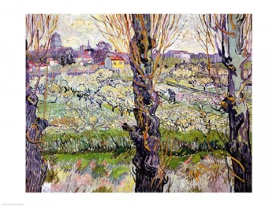 Picture of Posterazzi BALXIR78194 View of Arles 1889 Poster Print by Vincent Van Gogh - 24 x 18 in.