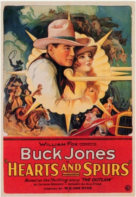 Hearts & Spurs Movie Poster - 11 x 17 in.