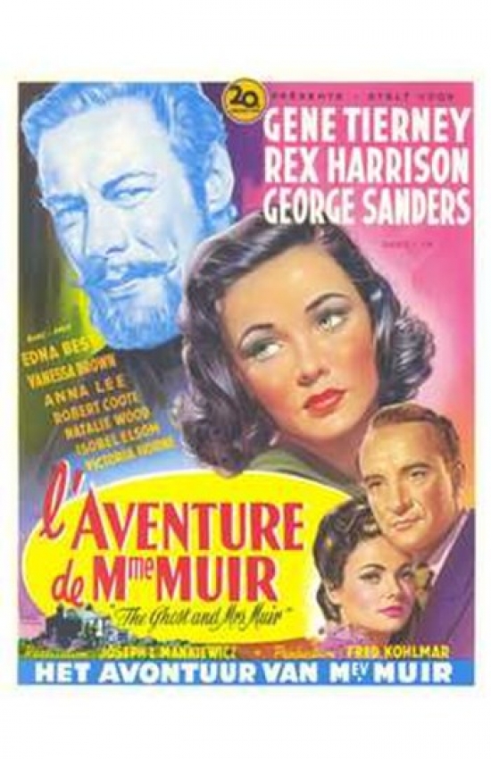 The Ghost & Mrs Muir Movie Poster - 11 x 17 in.