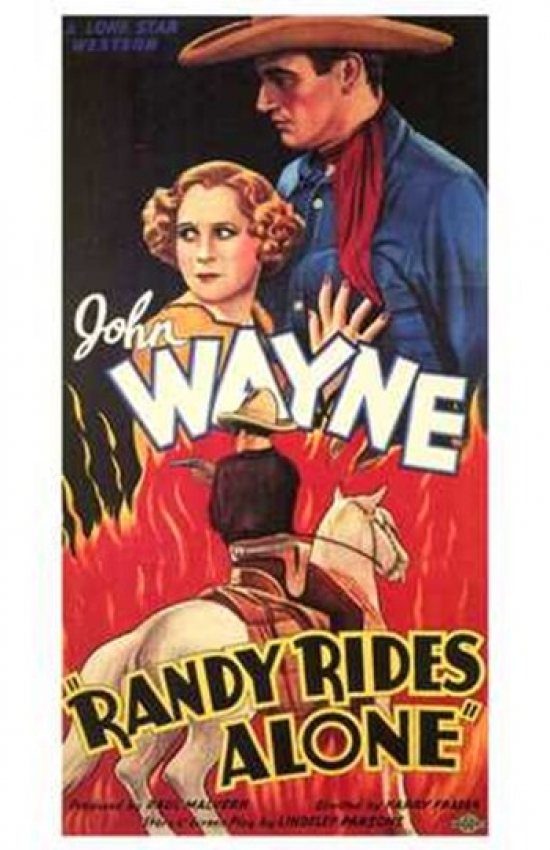 Randy Rides Alone Movie Poster - 11 x 17 in.