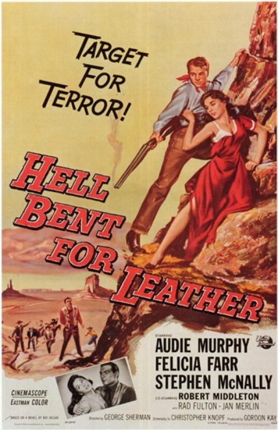 Hell Bent for Leather Movie Poster - 11 x 17 in.