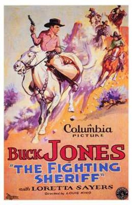 The Fighting Sheriff Movie Poster - 11 x 17 in.