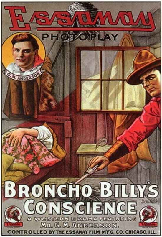 Broncho Billy's Conscience Movie Poster - Medium - 11 x 17 in.