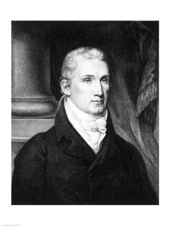 James Monroe Poster Print - 18 x 24 in.
