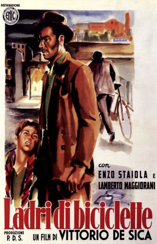 The Bicycle Thief Movie Poster - 11 x 17 in.