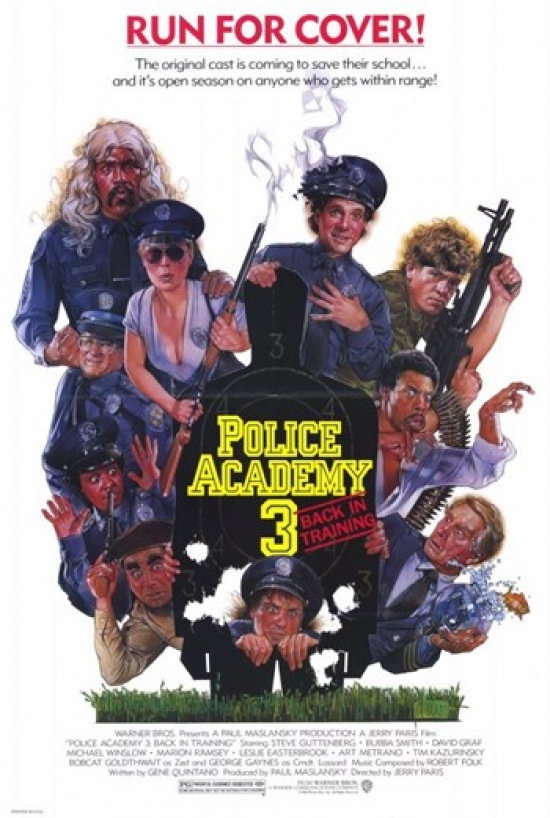 Police Academy 3 Back in Training Movie Poster - 11 x 17 in.