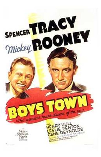 Boys Town Movie Poster - 11 x 17 in.