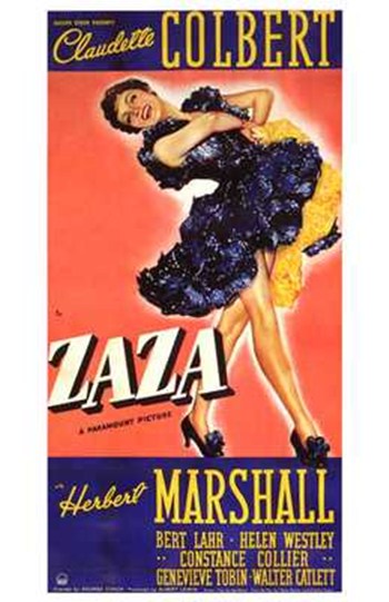 Zaza Movie Poster - 11 x 17 in.