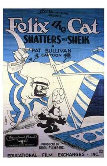 MOV197726 Felix the Cat Shatters the Sheik Movie Poster - 11 x 17 in.
