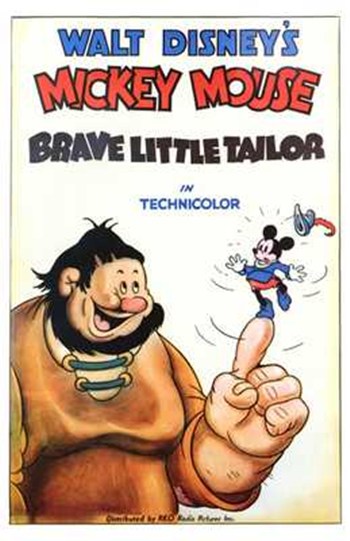 Brave Little Tailor Movie Poster - 11 x 17 in.