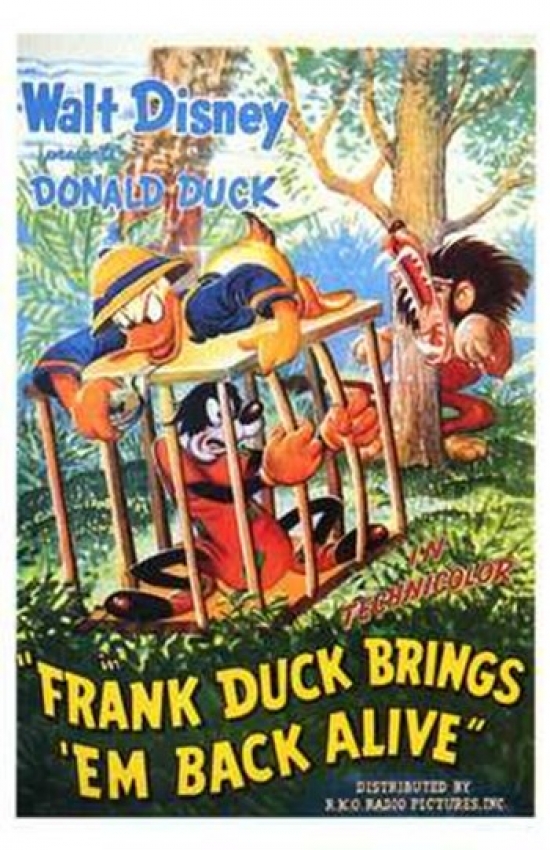 Frank Duck Brings Em Back Alive Movie Poster - 11 x 17 in.