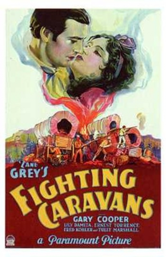 Fighting Caravans Movie Poster - 11 x 17 in.