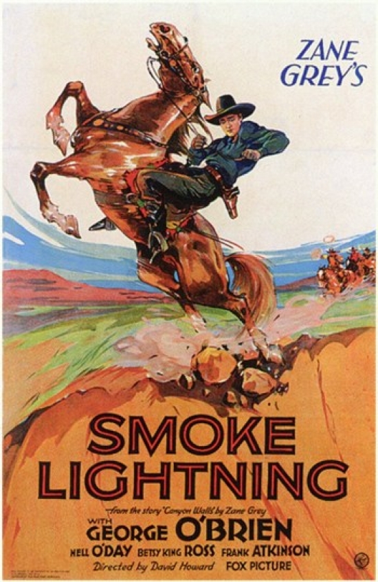 Smoke Lightning Movie Poster - 11 x 17 in.
