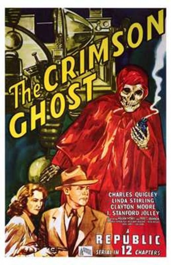 The Crimson Ghost Movie Poster - 11 x 17 in.