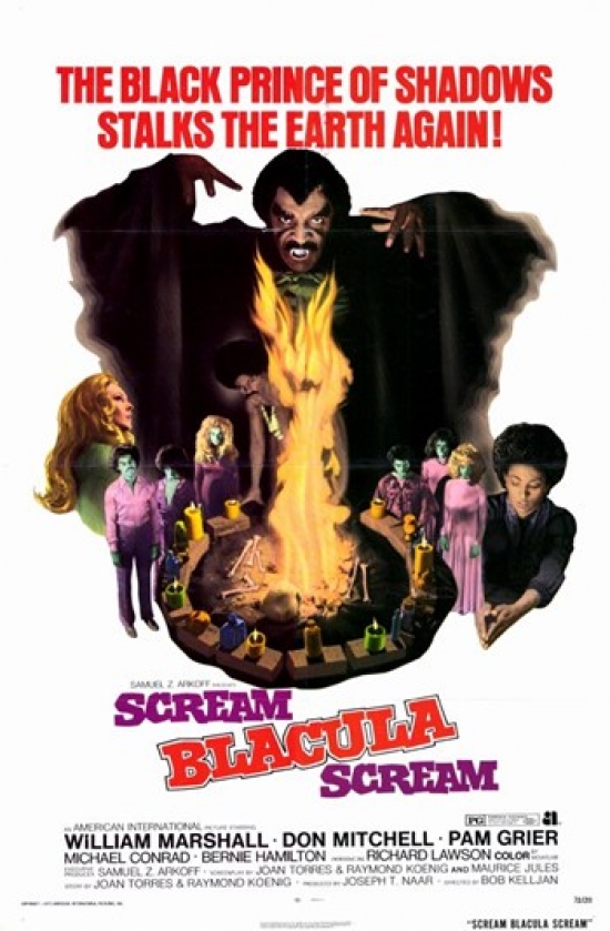 Scream Blacula Scream Movie Poster - 11 x 17 in.