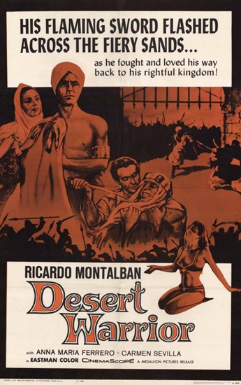 Desert Warrior Movie Poster - 11 x 17 in.