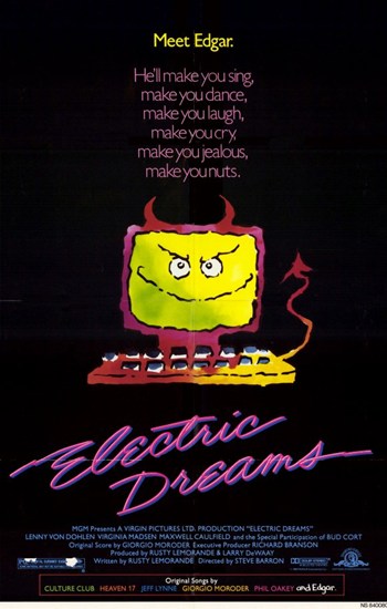 Electric Dreams Movie Poster - 11 x 17 in.