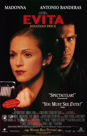 Evita Movie Poster - 11 x 17 in.