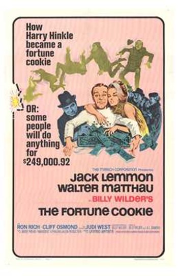 The Fortune Cookie Movie Poster - 11 x 17 in.