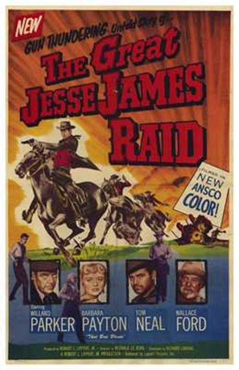 Great Jesse James Raid Movie Poster - 11 x 17 in.