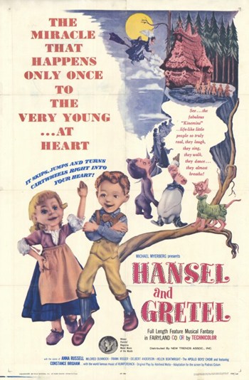 Hansel & Gretel Movie Poster - 11 x 17 in.