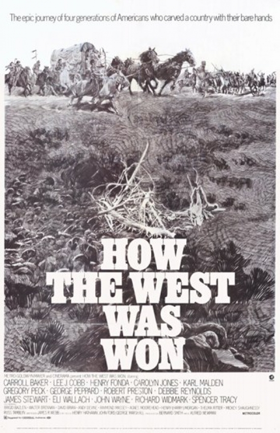 How the West Was Won Movie Poster - 11 x 17 in.