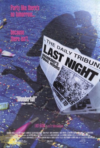 Last Night Movie Poster - 11 x 17 in.