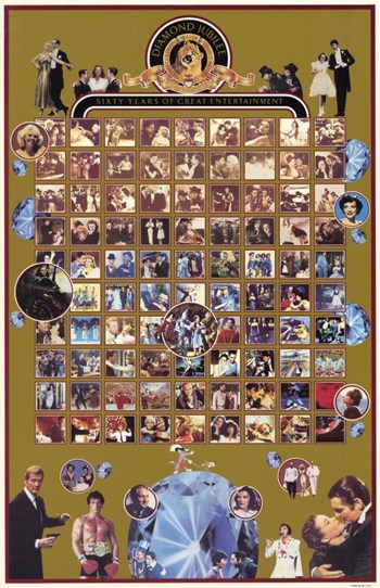 MOV204322 Mgm Diamond Jubilee Movie Poster  11 x 17 in