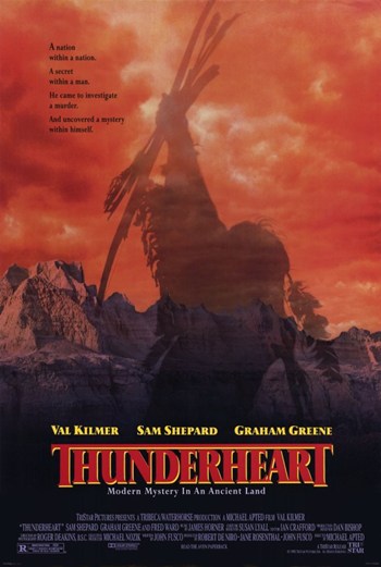 Thunderheart Movie Poster - 11 x 17 in.