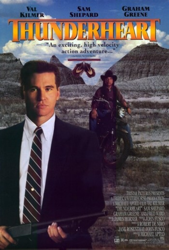 Thunderheart Movie Poster - 11 x 17 in.