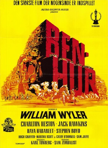 Ben Hur Movie Poster - 11 x 17 in.