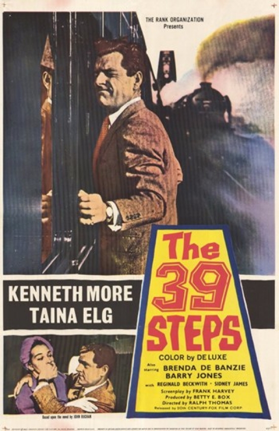 The 39 Steps Movie Poster - 11 x 17 in.