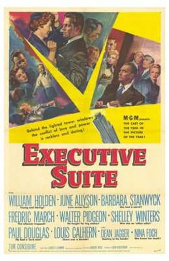 Executive Suite Movie Poster - 11 x 17 in.