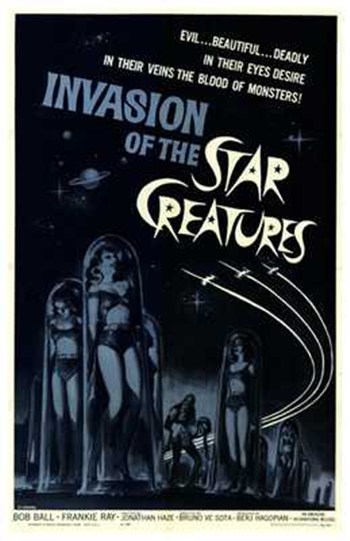 MOV205390 Invasion of the Star Creatures Movie Poster - 11 x 17 in.